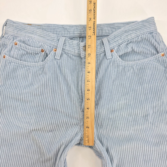 Americana Workwear Levi’s 514 Corduroy Pants Men’s 36x30 Light Blue Straight - Picture 7 of 12